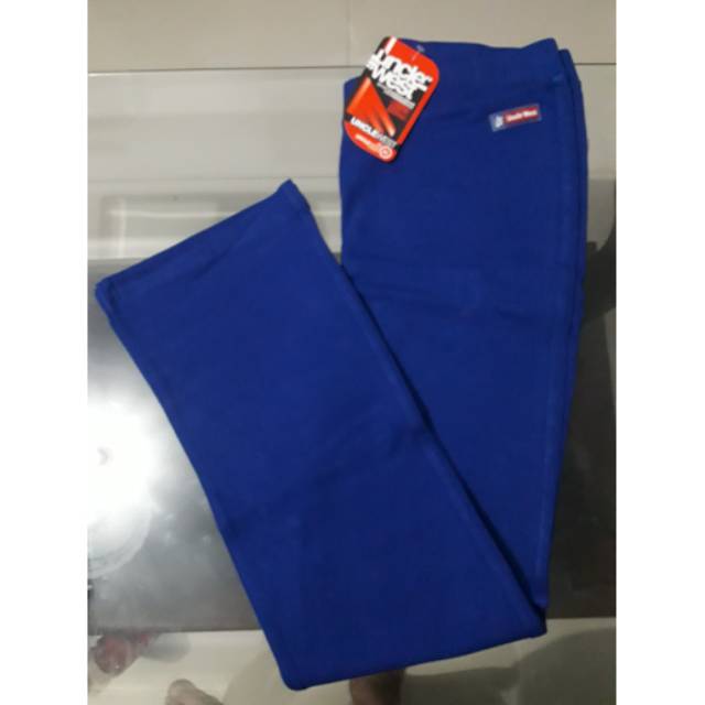 Celana Senam Unclewest Biru Elektrik