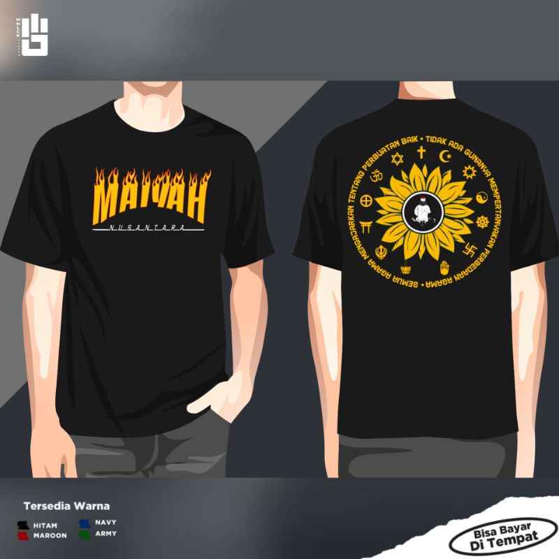 KAOS SANTRI MAIYAH CAKNUN PLURALISME TERBARU JANCUKERS PUNOKAWAN REBORN DISTRO SUJIWO TEDJO - BAJU D