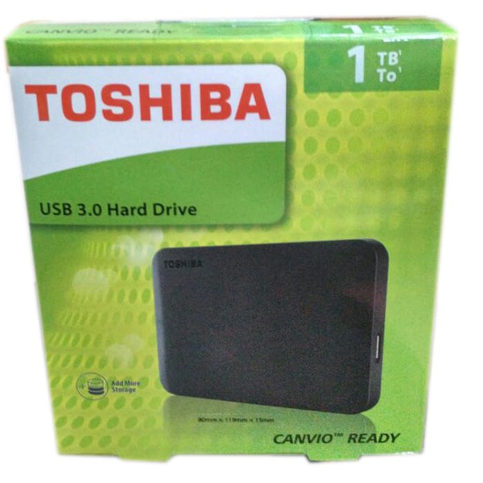 Premium Toshiba External Hardisk Toshiba Canvio Ready - 2.5" - 1tb -