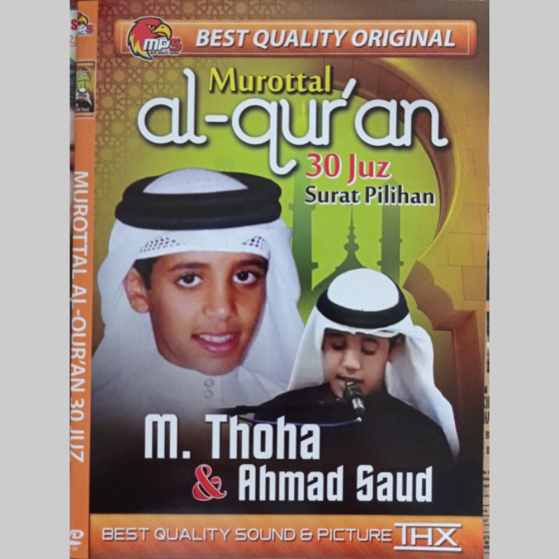 KASET MP5 MUROTTAL ALQURAN 30 JUZ SURAT PILIHAN M THOHA & AHMAD SAUD