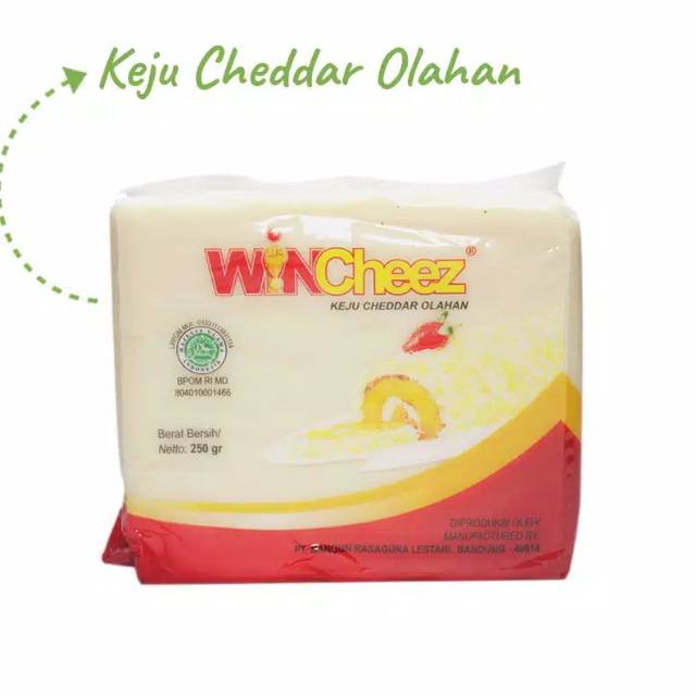 Keju Cheddar Olahan Wincheez 250 gram