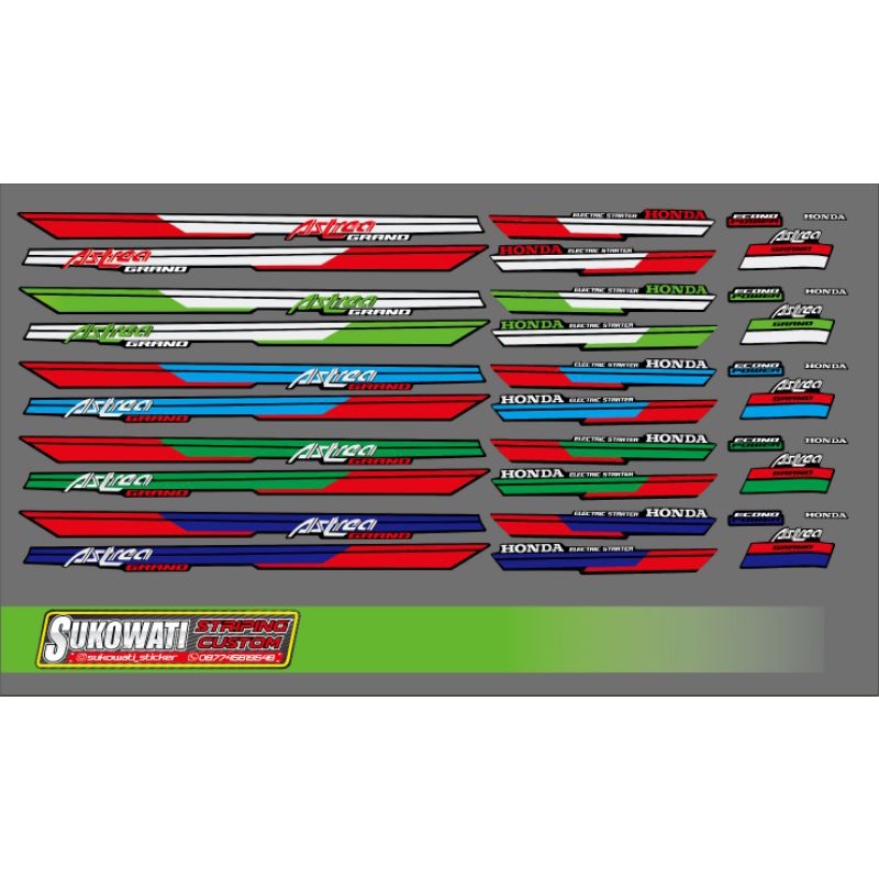 STRIPING ASTREA GRAND GRAND BULUS 91