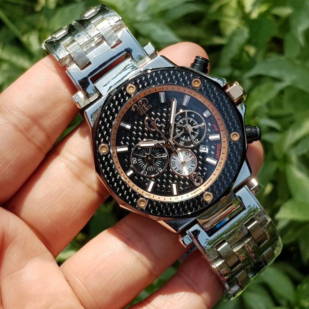 JAM TANGAN PRIA WANITA | RANTAI | KULIT | KARET | MURAH | PRIA gu3ss COLLECTION GC X72036G2S ALL STE