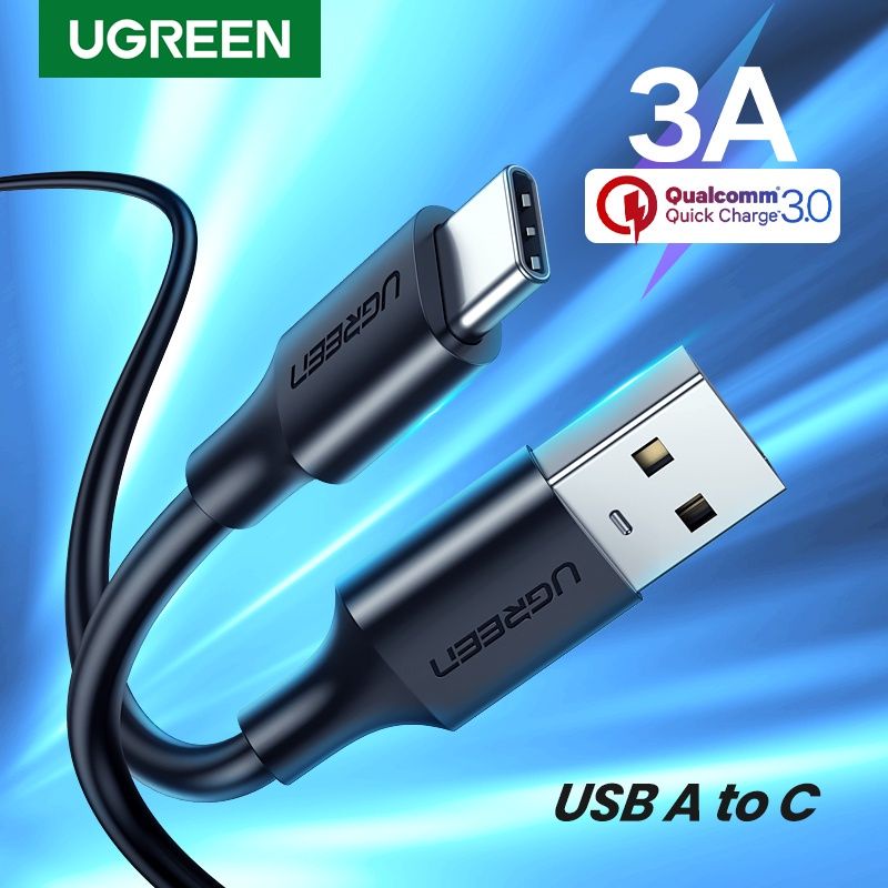 UGREEN Kabel Data USB Type--C 3A QC 3.0 1M