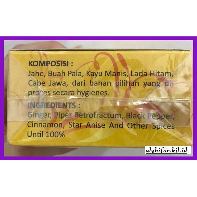 

lanoisidartdrink- bubuk bandrek segar s.a.k. cap lama medan isi 15 sachets jamu -asliii-bngittt.