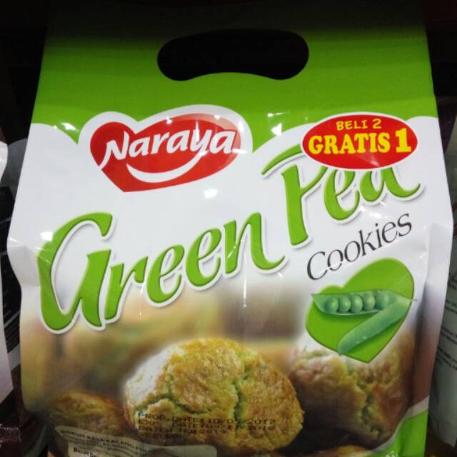 

IMPORT!! (BELI 2 GRATIS 1 )BISKUIT GREEN PEA /NARAYA 280GR