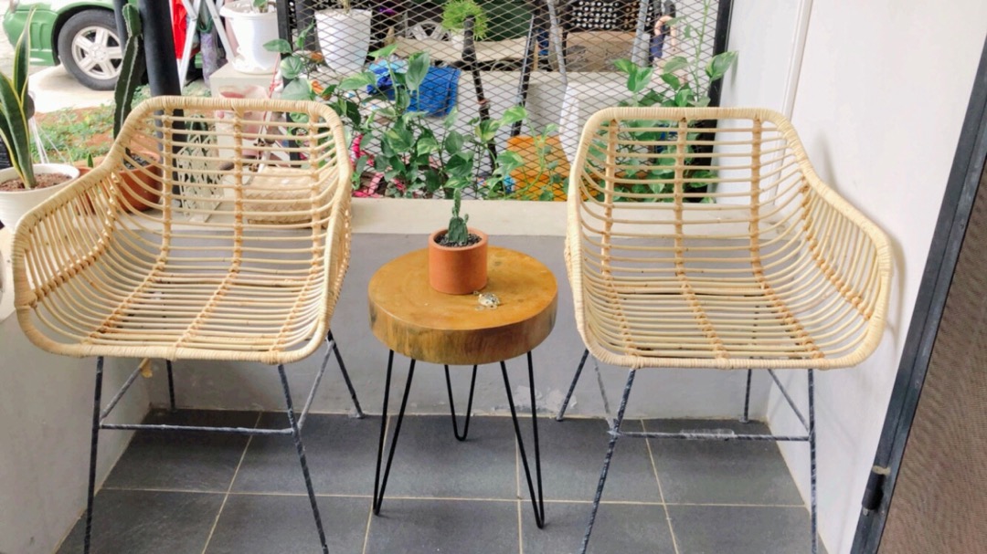 Me&dots - Kursi Rotan Set