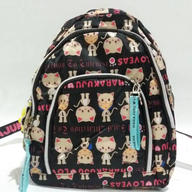 Tas backpack harajuku lovers ransel minni tas lucu