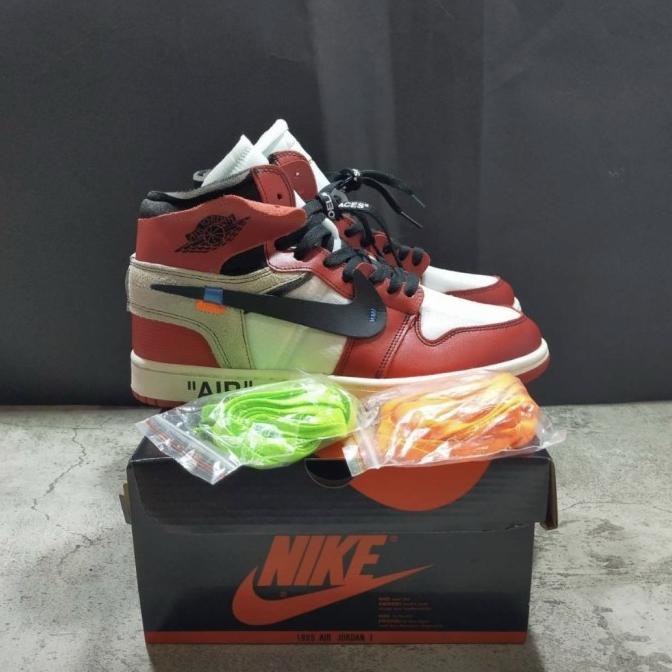 SEPATU NIKE AIR JORDAN 1 CHICAGO X OFF WHITE