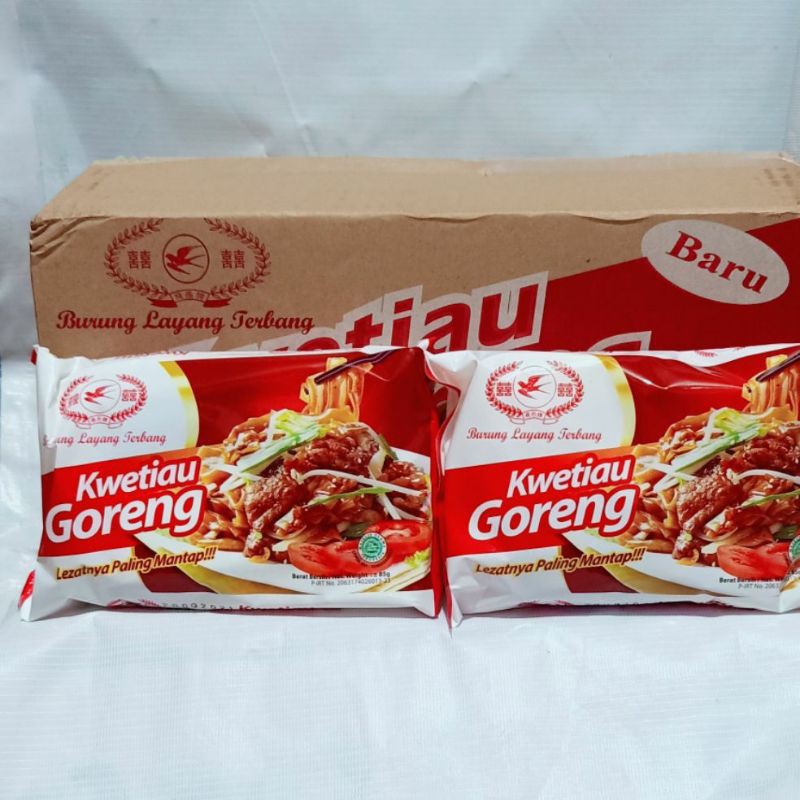 

Kwetiau goreng cap Burung Layang Terbang dus isi 20pcs