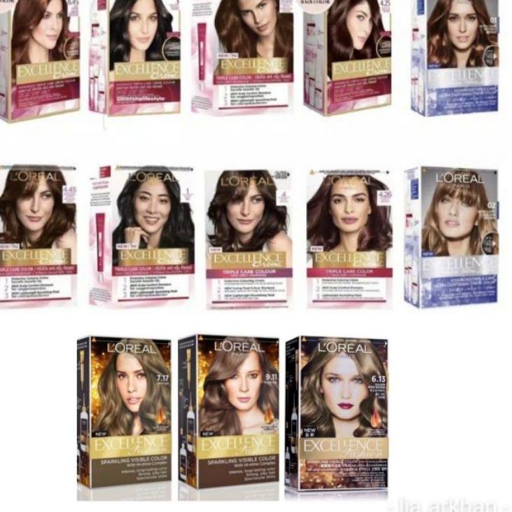 ☐ Loreal Paris Excellence Creme Ultra Fashion Cat Rambut/ Pewarna Rambut Matt Ash / Silver Ash ㄽ