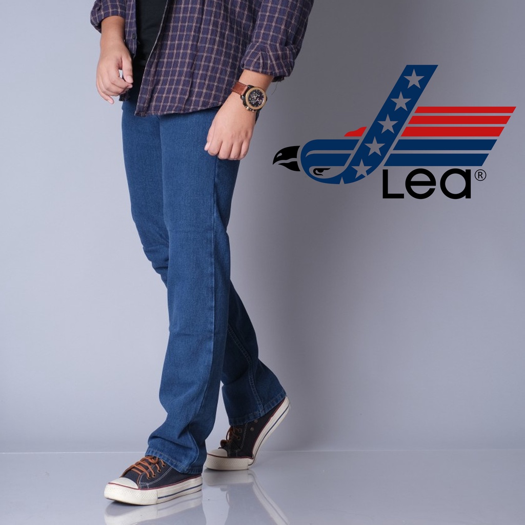 Celana Panjang Pria Reguler  Terbaru Standar Jeans Lea 606 Original