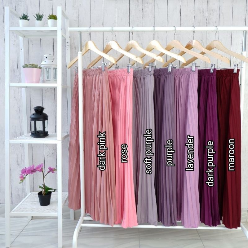 Rok plisket/rok lipit/rok panjang