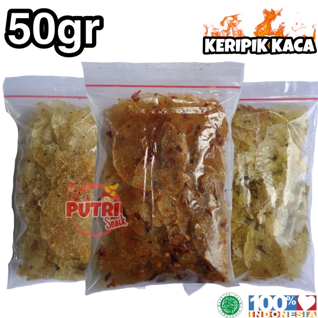 Keripik Kaca / Beledag / Kripca 50gr