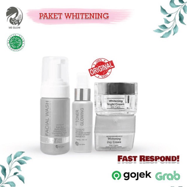 PAKET WHITENING SERIES MS GLOW