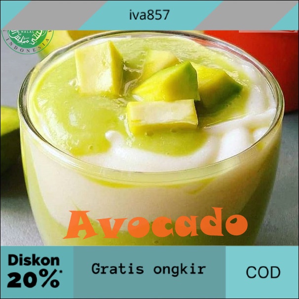 

PROMO MIX-BUBUK MINUMAN AVOCADO 1 KG/ POWDER AVOCADO/ ALPUKAT GRATIS ONGKIR