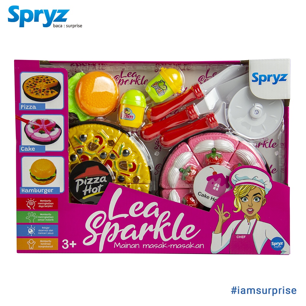 Spryz Lea Sparkle Mainan Alat Masak