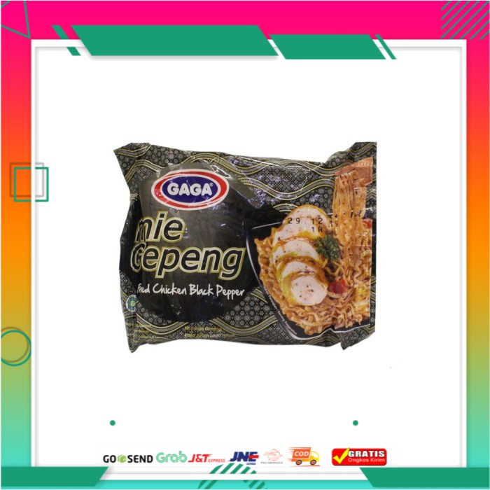 

Gaga Mie Gepeng Goreng Ayam Lada Hitam 75 g
