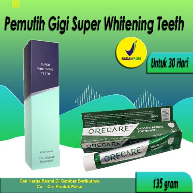 COD Pemutih Gigi Premium Super Whitening Teeth Tiens COD Pemutih Gigi Premium Super Whitening Teeth Tiens