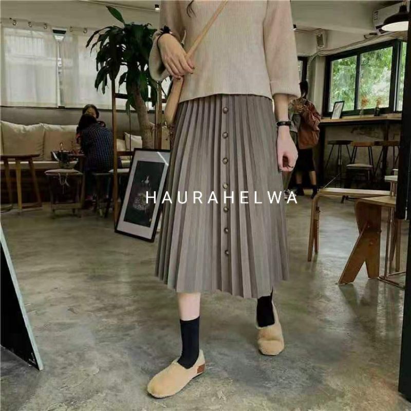 ROK 7/8 WOOL SUEDE KANCING IMPORT