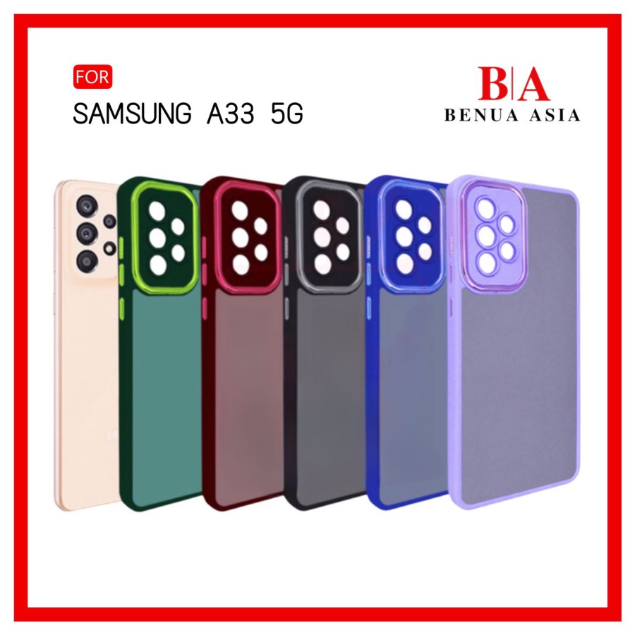 CASE PREMIUM NEOHYBRID CHROME SAMSUNG A33 5G SOFTCASE ~ FA