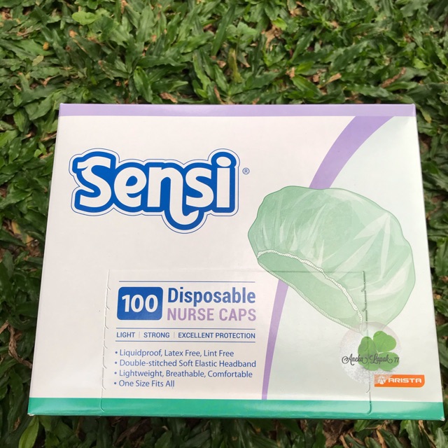 Sensi Nurse Cap Box isi 100 Hair Cap Pelindung Rambut Kepala