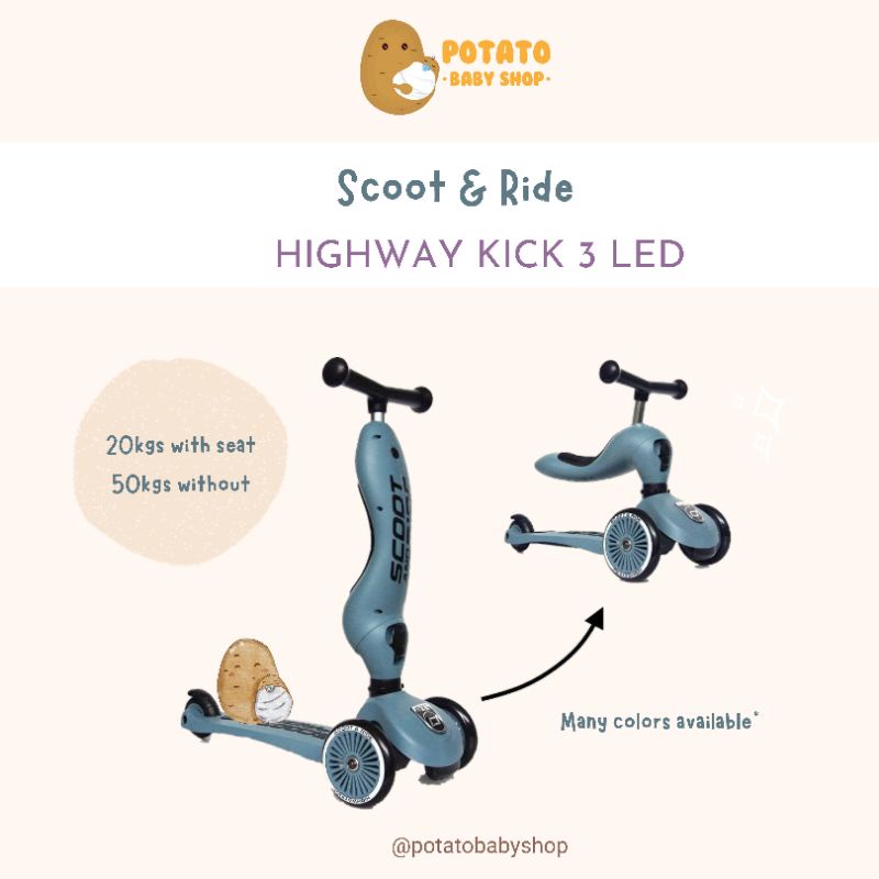 Highway Kick 1 - Scoot And Ride / Scooter Anak 2in1