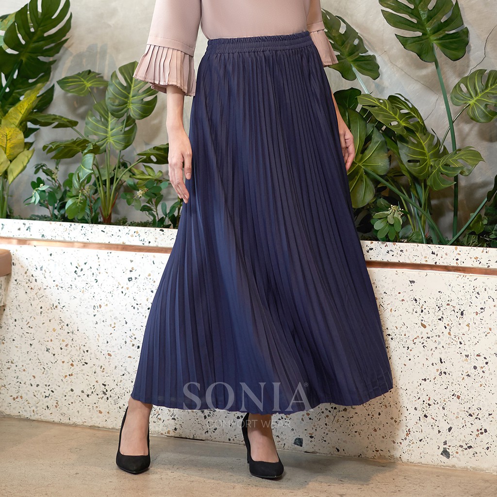 

Kiara Skirt by SONIA / Rok Plisket Panjang / Rok A Line Maxi / R1937