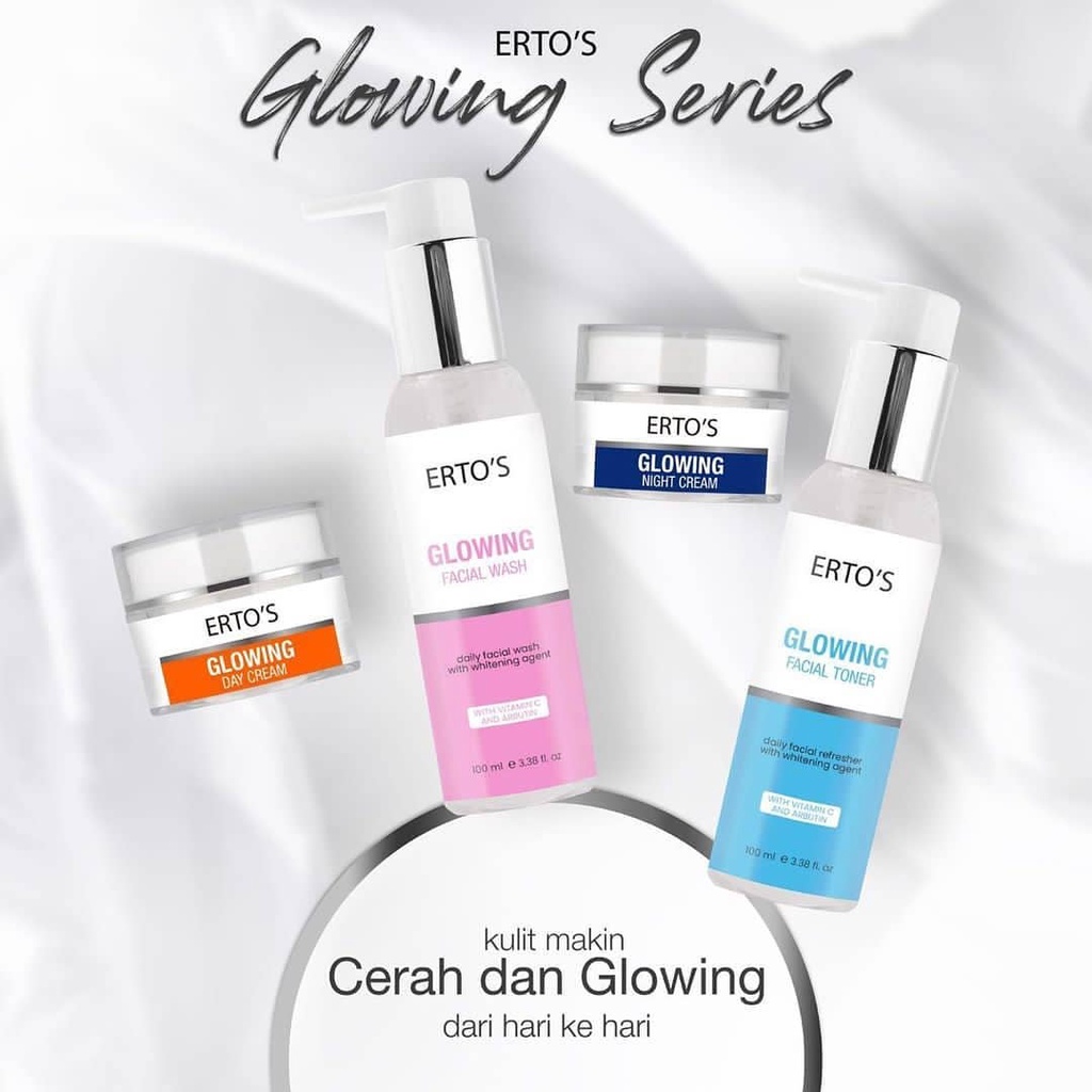 ERTOS GLOWING FACIAL WASH SABUN PEMBESIH MUKA ORIGINAL BPOM - PERAWATAN WAJAH GLOWING