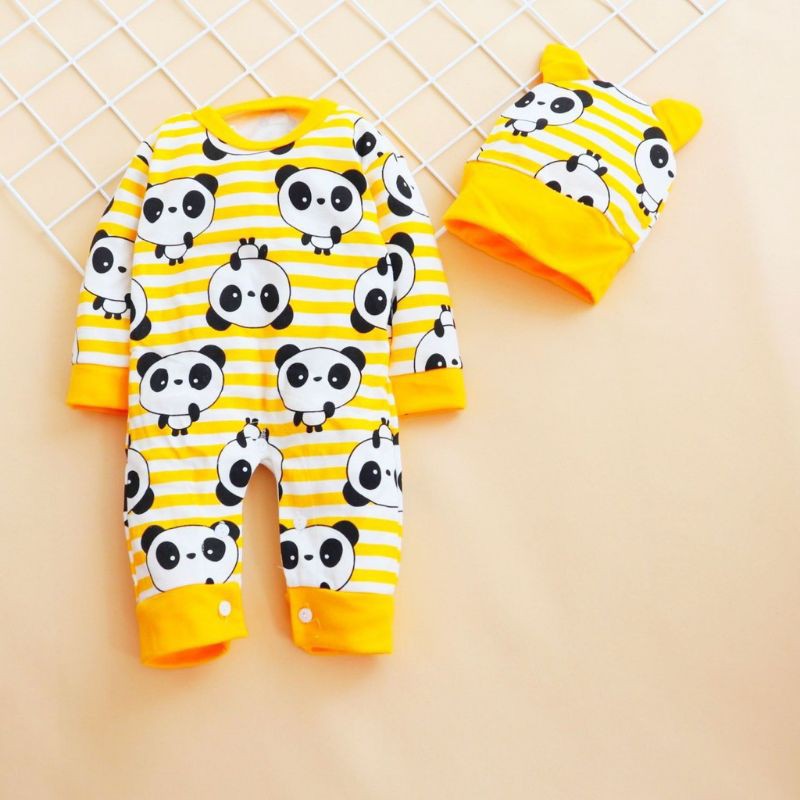 Jumper Bayi Motif Panda usia 3 - 18 bulan Baju Jumper bayi / Baju Anak Laki-laki