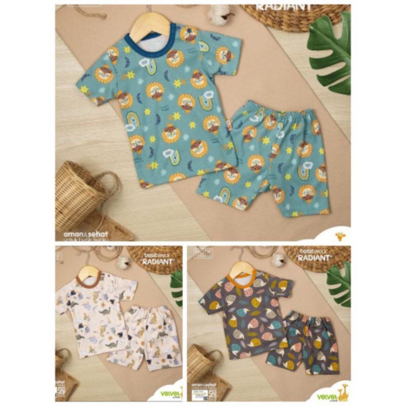 VELVET JUNIOR TERBARU/VELVET JUNIOR RADIANT/SETELAN PENDEK VELVET JUNIOR