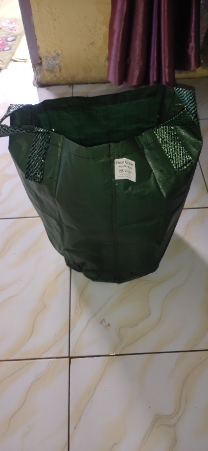 Planter Bag 28 Liter Hijau Easy Grow