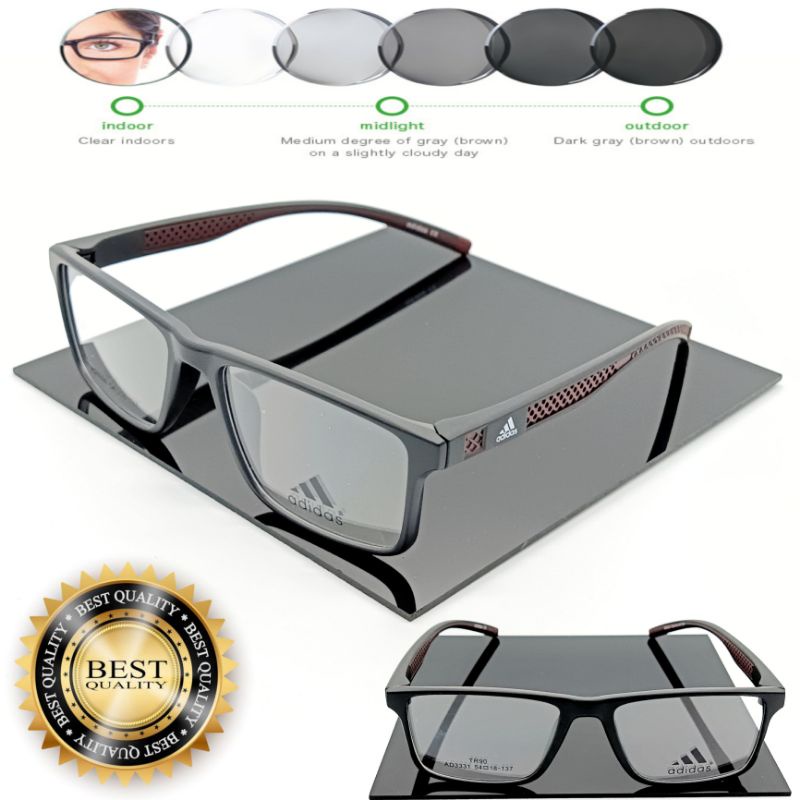 Frame Kacamata Sport Pria Adidas kotak Breathable