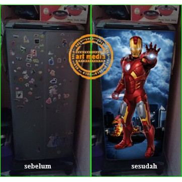 STIKER KULKAS IRONMAN