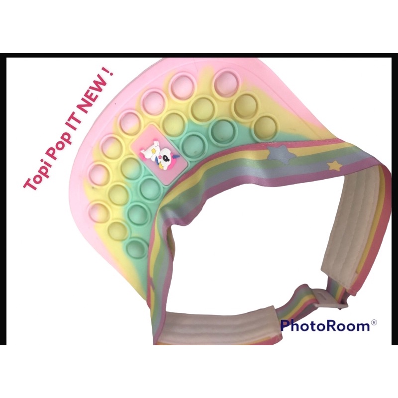 Topi Pop IT Rainbow Unicorn Topi Pop IT Viral