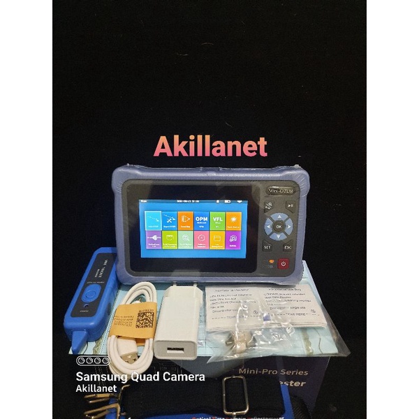Smart OTDR Mini s760 Pro Free Wire Tracker Layar Touchscreen