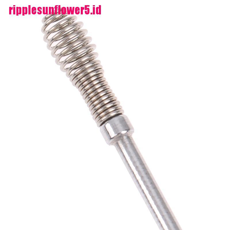 Alat Pembersih Kotoran Telinga Bentuk Spiral Bahan Stainless Steel