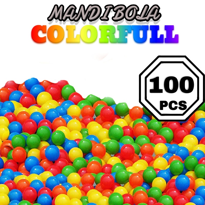 Mainan Anak Mandi Bola Plastik Isi 100PCS