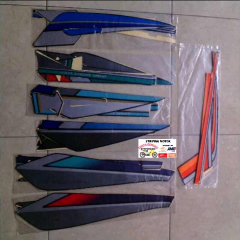 STIKER STRIPING LES BODY HONDA GL MAX 1991 1992 1993 91 92 93