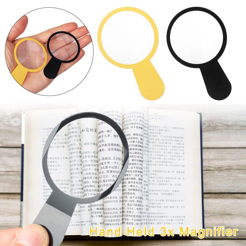 Wonder5/10pcs Kaca Pembesar Dipegang Tangan Plastik 45mm Insect viewer Jewelry Loupe