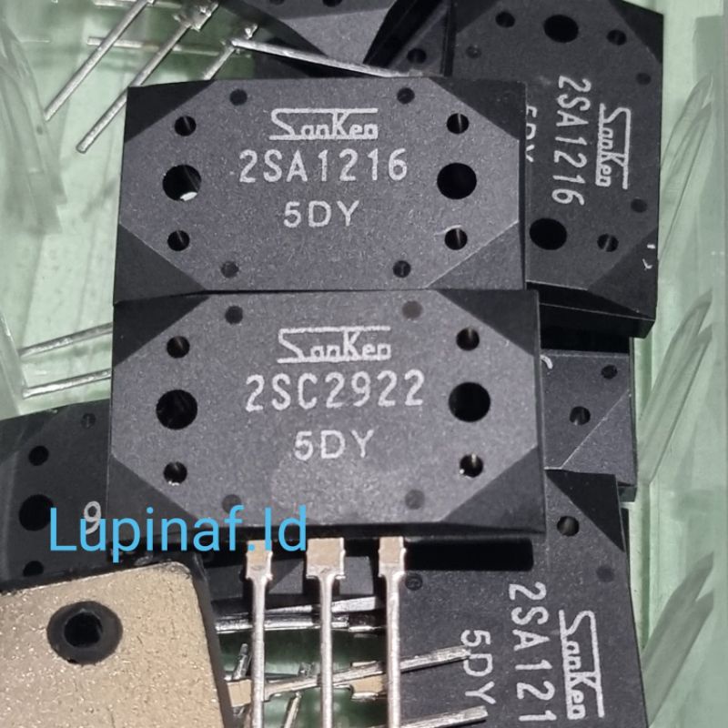 TRANSISTOR 5DY 2SA1216 2SC2922 SA1216 SC2922 1216 2922 SANKEN JEPANG ORIGINAL