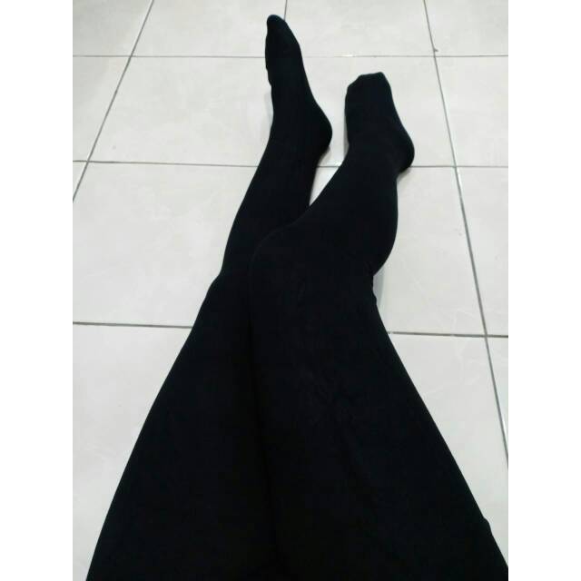 LEGGING IMPORT WUDHU IMPORT HITAM