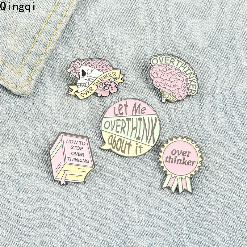 Bros Pin Enamel Desain Kartun Tengkorak Buku Untuk Hadiah Teman