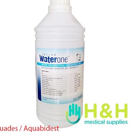 ヤ Waterone / Aquades Steril / Aquadest Aquabidest / Aquabidest Steril / Air Steril / Air Kesehatan S