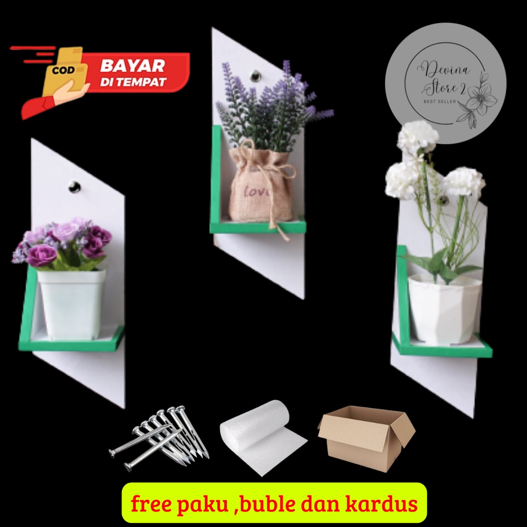RAK HIASAN DINDING HIJAU||rak hiasan dinding gantung||RAK HIASAN DINDING MINIMALIS||rak hiasan dindi