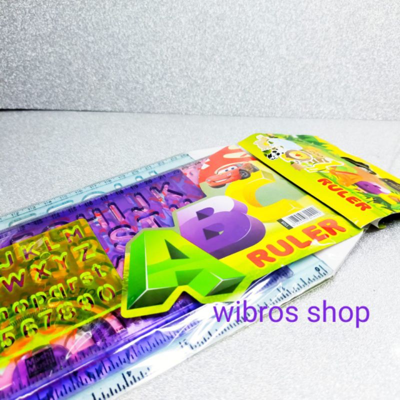 

Penggaris Huruf dan Angka Fancy Set - Isi 4 Pcs SF6