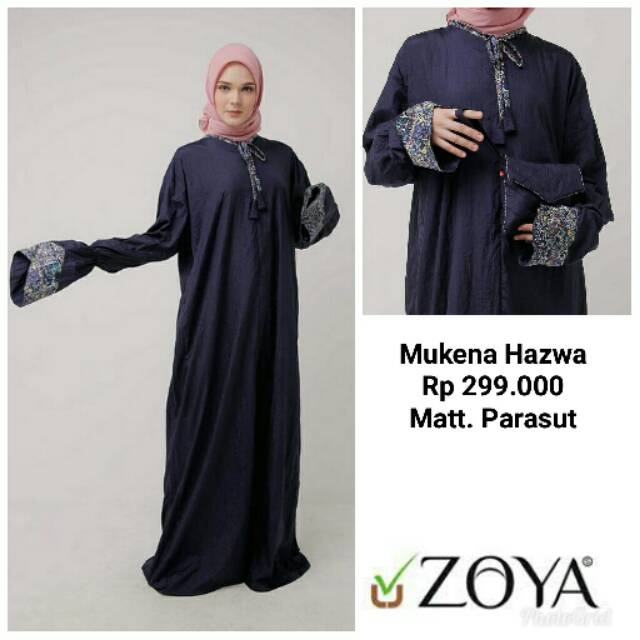 Mukena Dewasa MUKENA HAZWA ZOYA Original