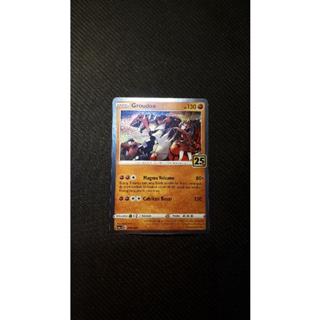 Pokemon TCG Indonesia - Groudon [25th Anniversary]