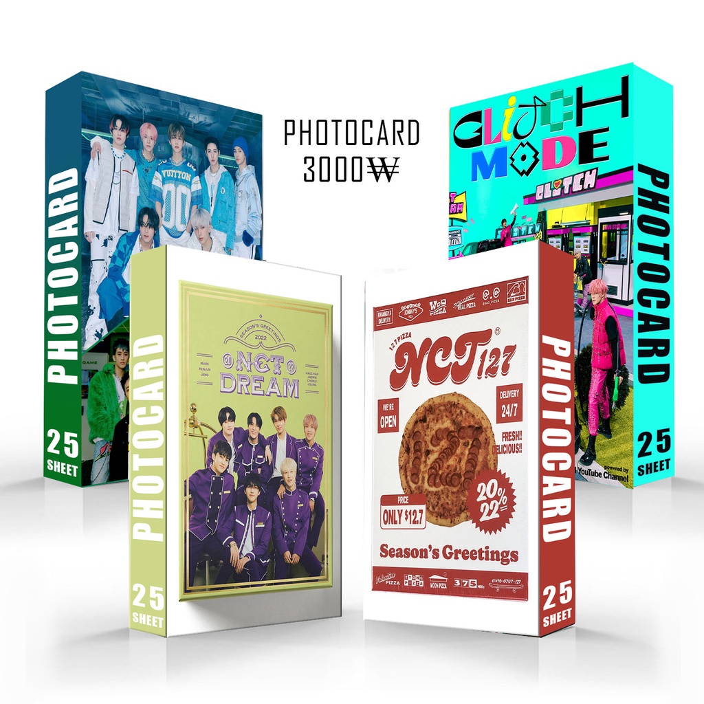 (2 SISI) PHOTOCARD NCT DREAM GLITCH MODE DAN SEASONS GREETING 2022 PREMIUM