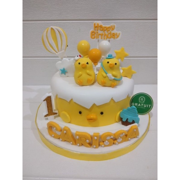 

kue ulang tahun bebek